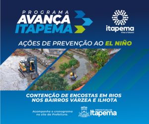 VANÇA ITAPEMA - PREVENÇÃO EL NIÑO
